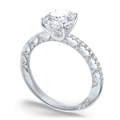 Tacori Engagement Rings in Platinum/Palladium containing Diamond 2720 2.2 OV 11X8