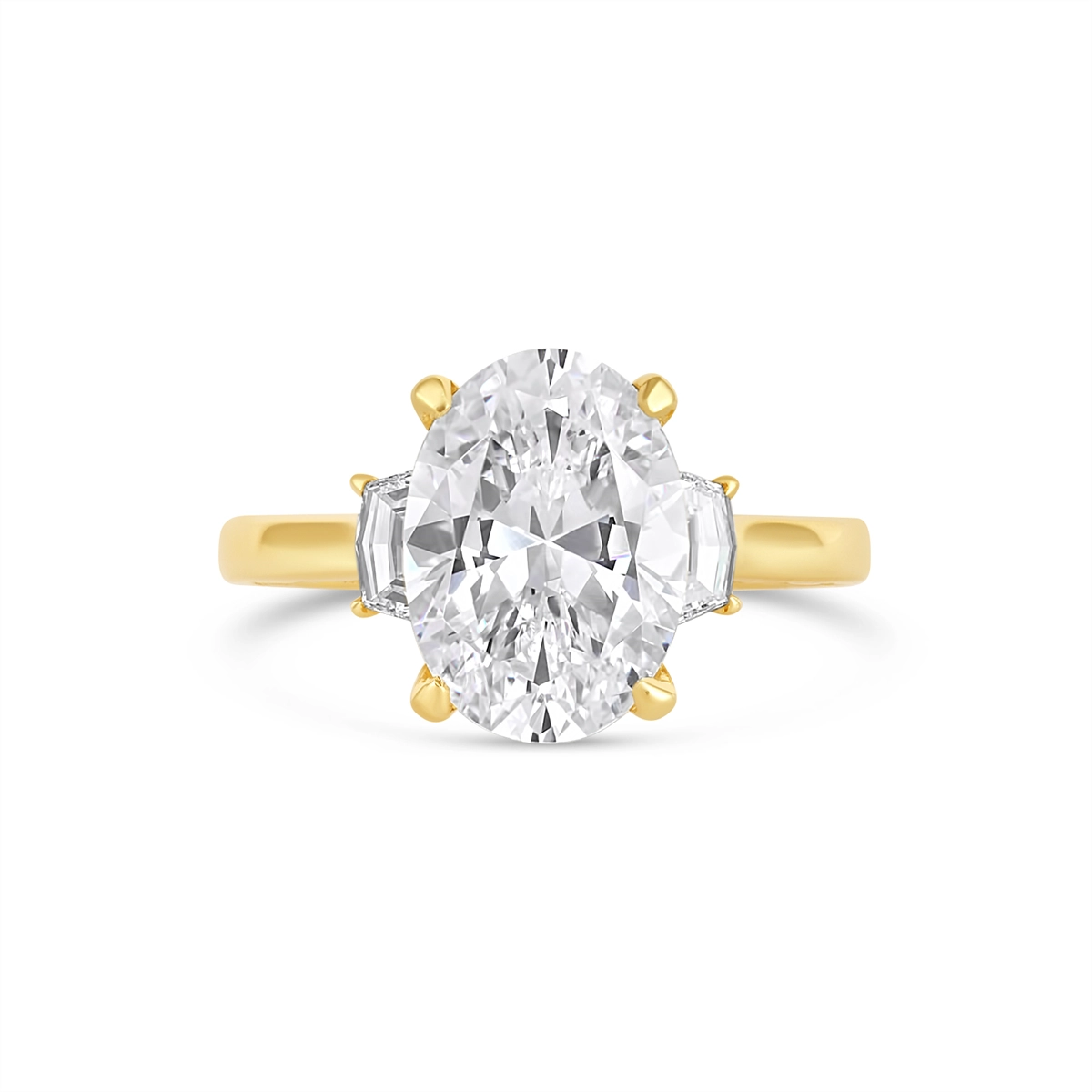 Tacori Engagement Rings in Yellow Gold containing Diamond 2723 2.2 OV 12.5X9 Y