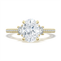 Tacori Engagement Rings in Yellow Gold containing Diamond 2724 1.7 OV 9.5X7 Y