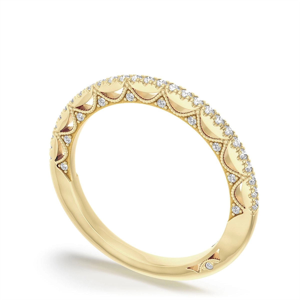 Tacori Wedding Rings in Yellow Gold containing Diamond 2720 1.7 B 1/2 Y