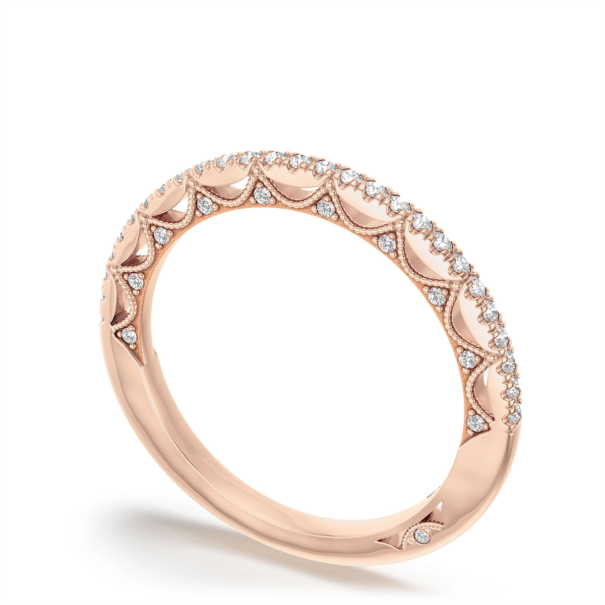 Tacori Wedding Rings in Rose Gold containing Diamond 439075