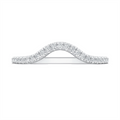 Tacori Wedding Rings in White Gold containing Diamond 2720 1.7 CB 1/2 W