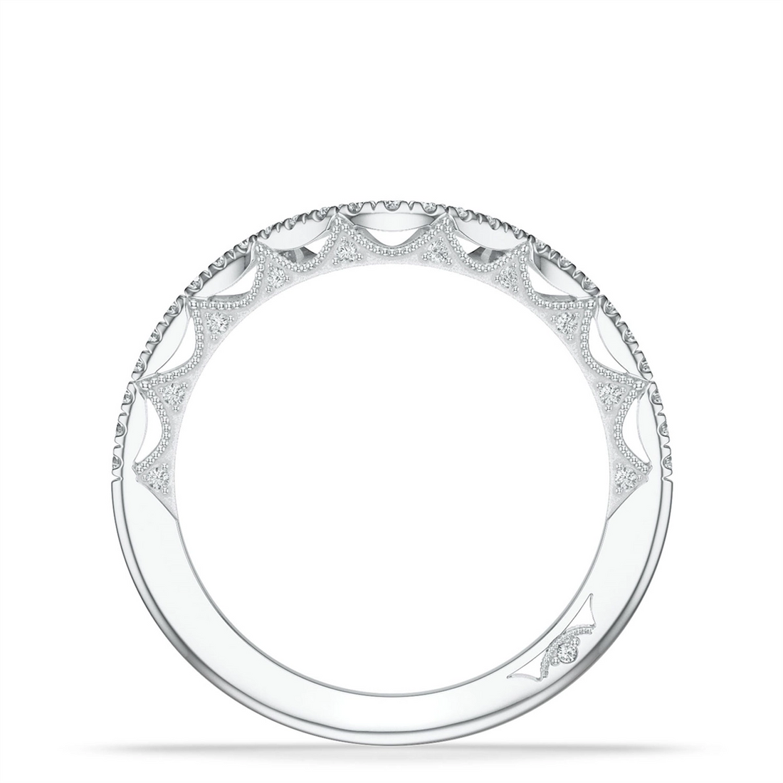Tacori Wedding Rings in White Gold containing Diamond 2720 1.7 CB 1/2 W