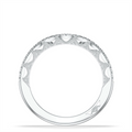 Tacori Wedding Rings in White Gold containing Diamond 2720 1.7 CB 1/2 W