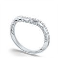Tacori Wedding Rings in White Gold containing Diamond 2720 1.7 CB 1/2 W