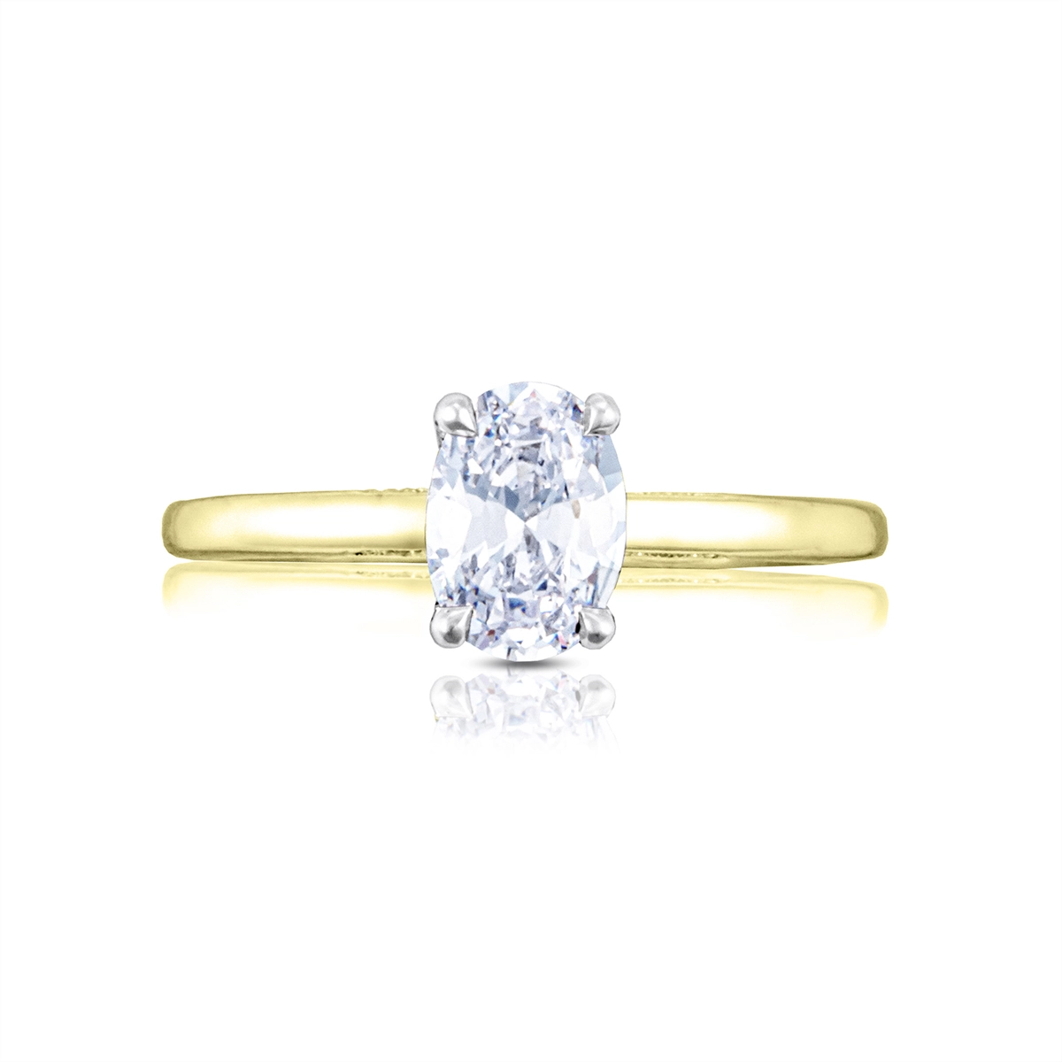 Tacori Engagement Rings in Platinum/Palladium containing Diamond 2688 1.5 OV11.5X8.5Y