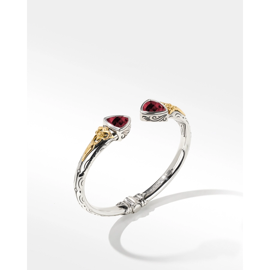 Konstantino Bracelets in Mixed Metals containing Corundum BMK4464-545
