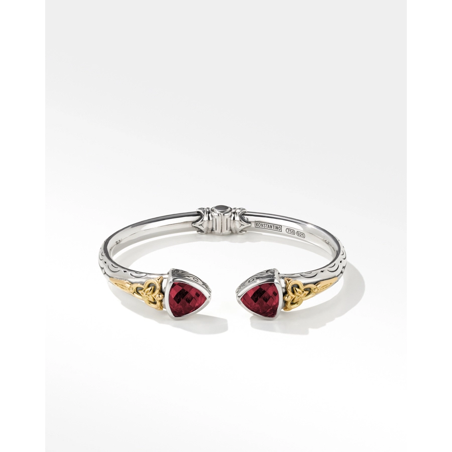 Konstantino Bracelets in Mixed Metals containing Corundum BMK4464-545