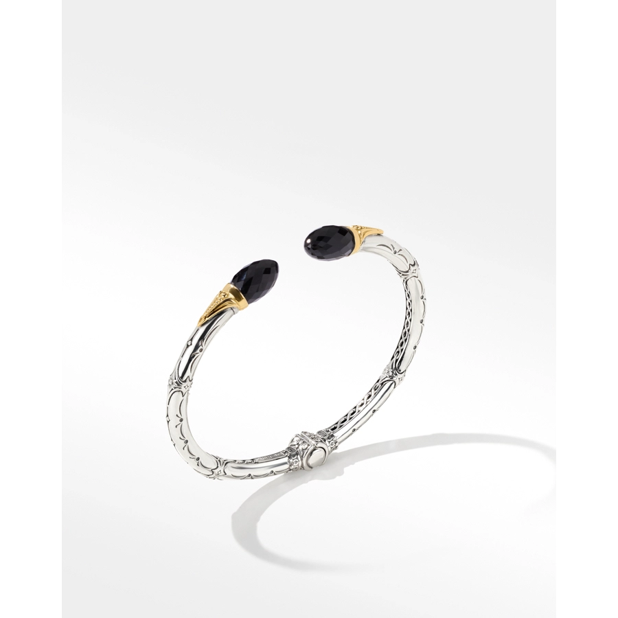 Konstantino Bracelets in Mixed Metals containing Black onyx BMK4465-120