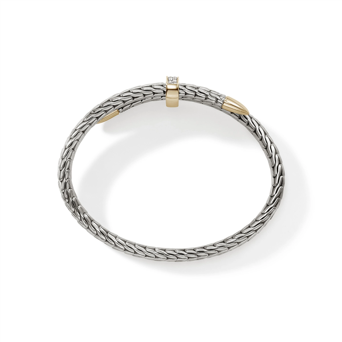 John Hardy Bracelets in Mixed Metals containing Diamond CZZP90110722DIXM