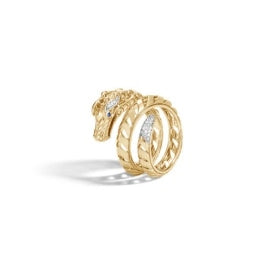 John Hardy Rings in Yellow Gold containing Multi-gemstone, Diamond, Sapphire RGS601592BSPDIX7