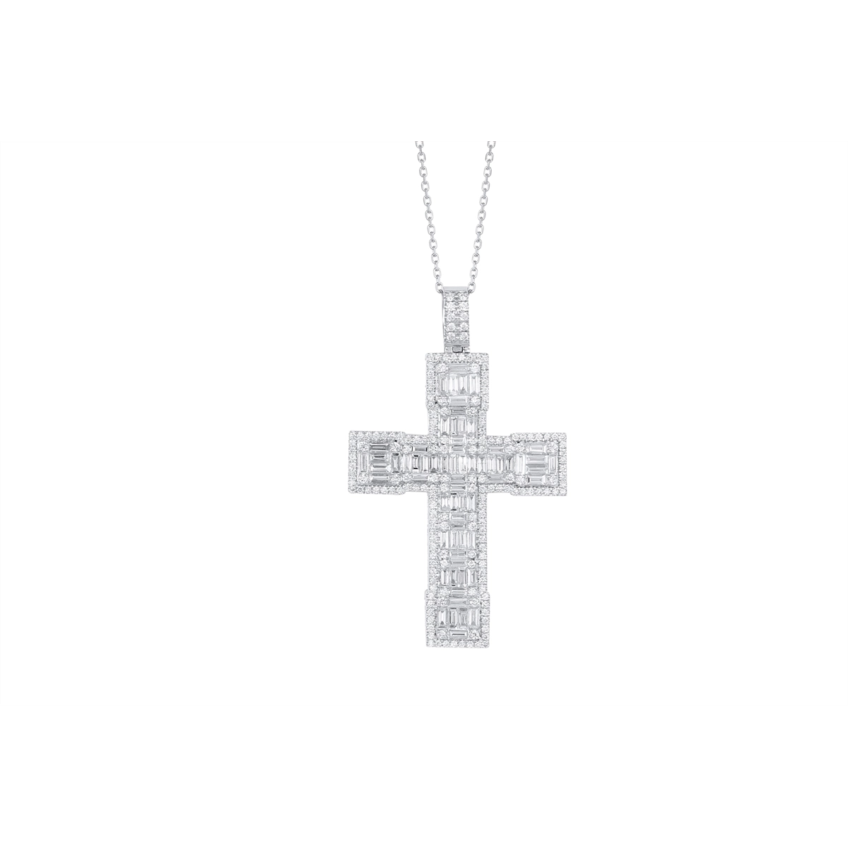 Necklaces Necklaces in White Gold containing Diamond 439353
