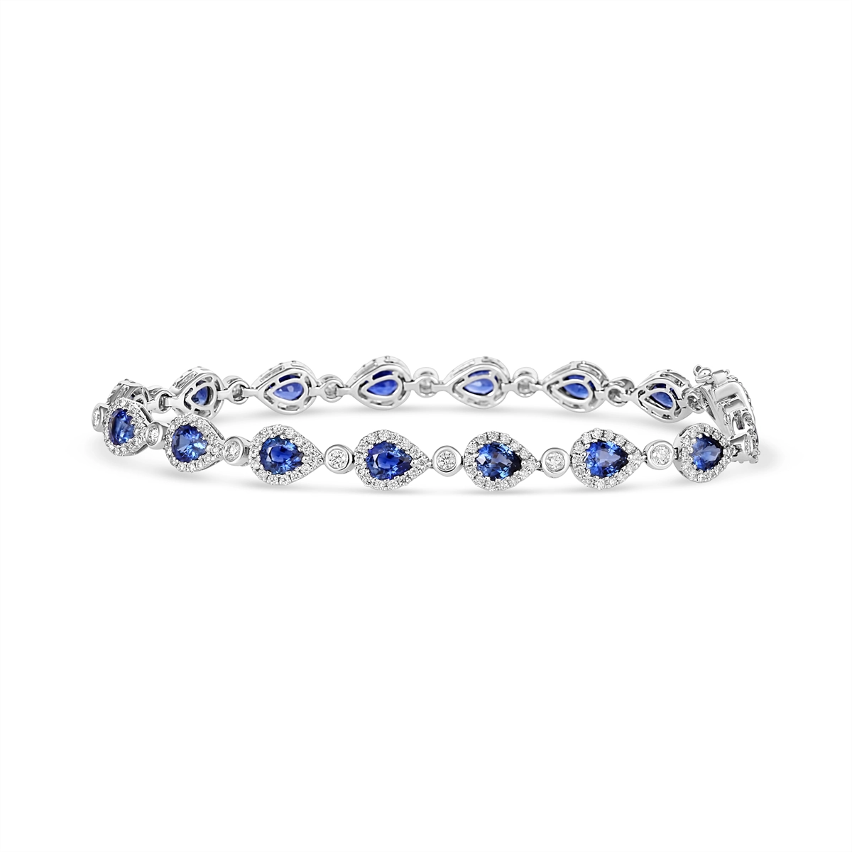 Bracelets Bracelets in White Gold containing Multi-gemstone, Diamond, Sapphire 439361