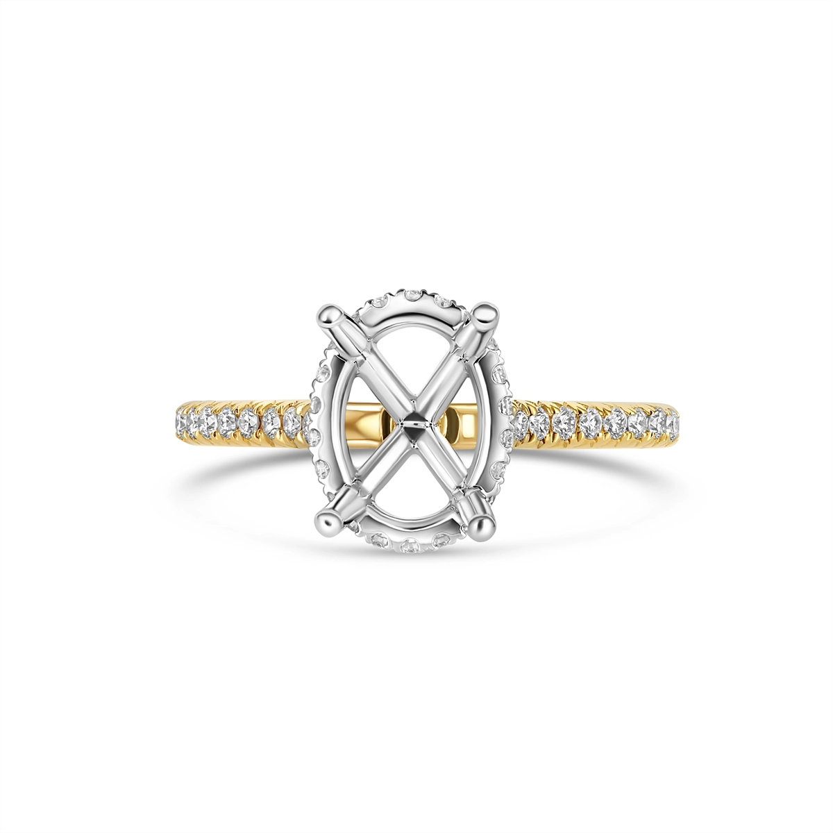Engagement Collections Engagement Rings in Mixed Metals containing Diamond 439370