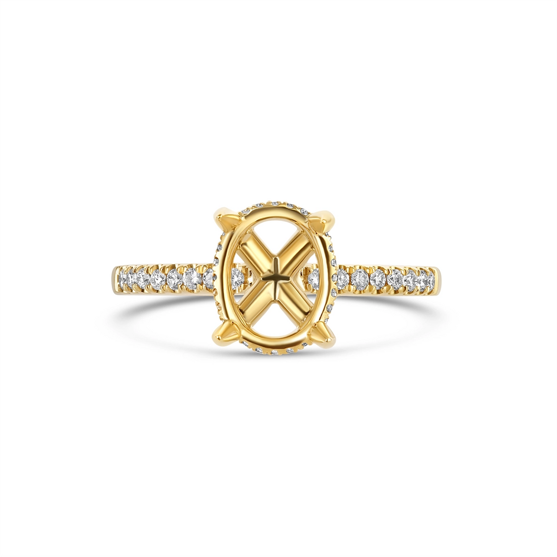 Engagement Collections Engagement Rings in Yellow Gold containing Diamond 439371