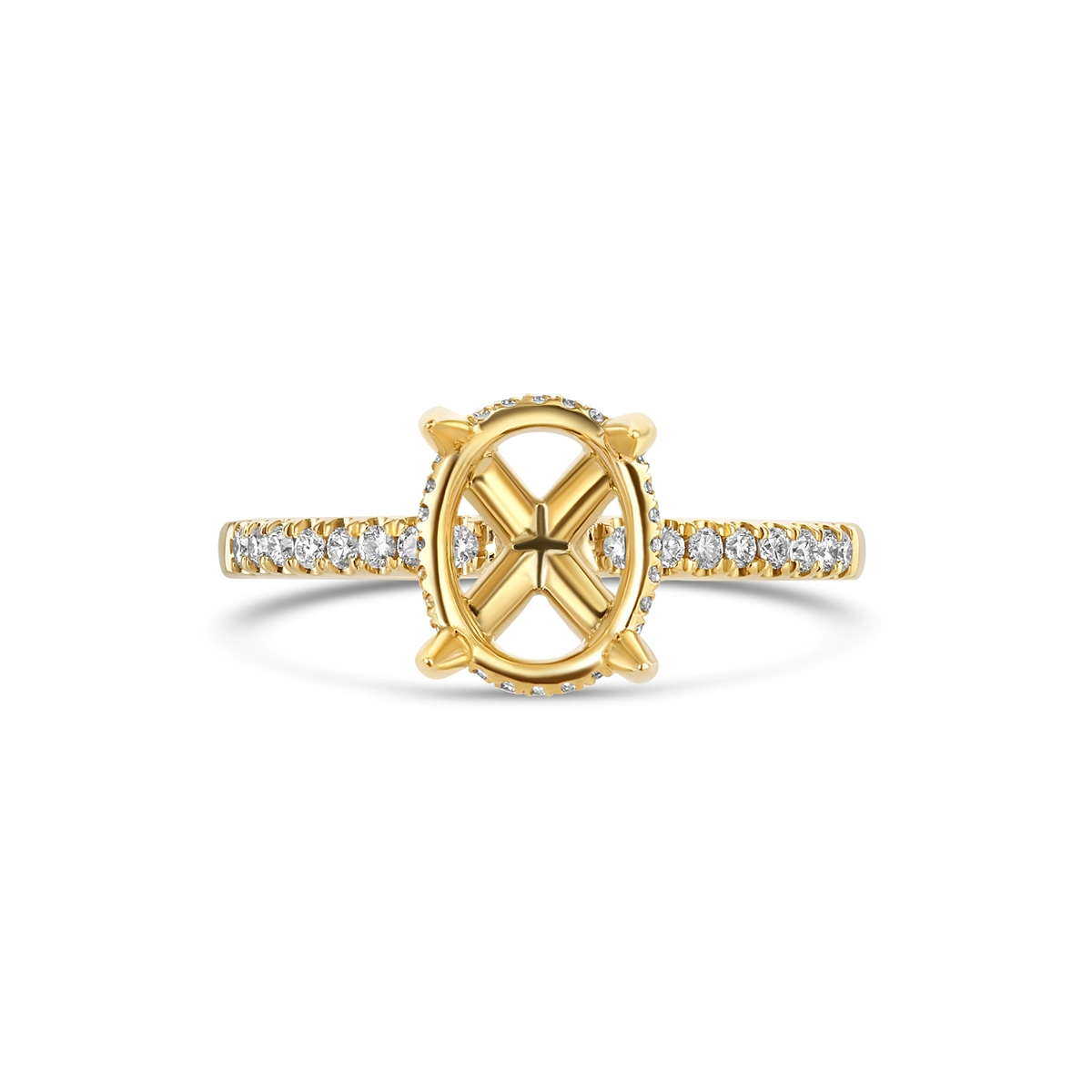Engagement Collections Engagement Rings in Yellow Gold containing Diamond 439371
