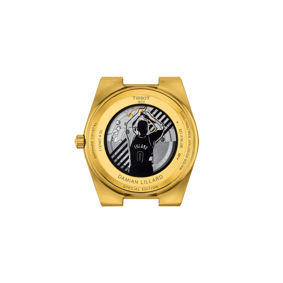 Tissot watch in Yellow Gold T1374073305100