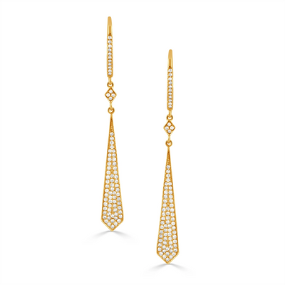 csv_image Doves Earring in Yellow Gold containing Diamond E6764