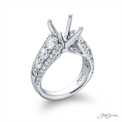 csv_image JB Star Engagement Ring in Platinum/Palladium containing Diamond 5073/034