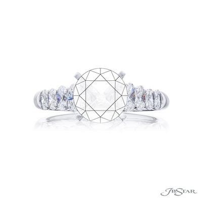 csv_image JB Star Engagement Ring in Platinum/Palladium containing Diamond 5452/021