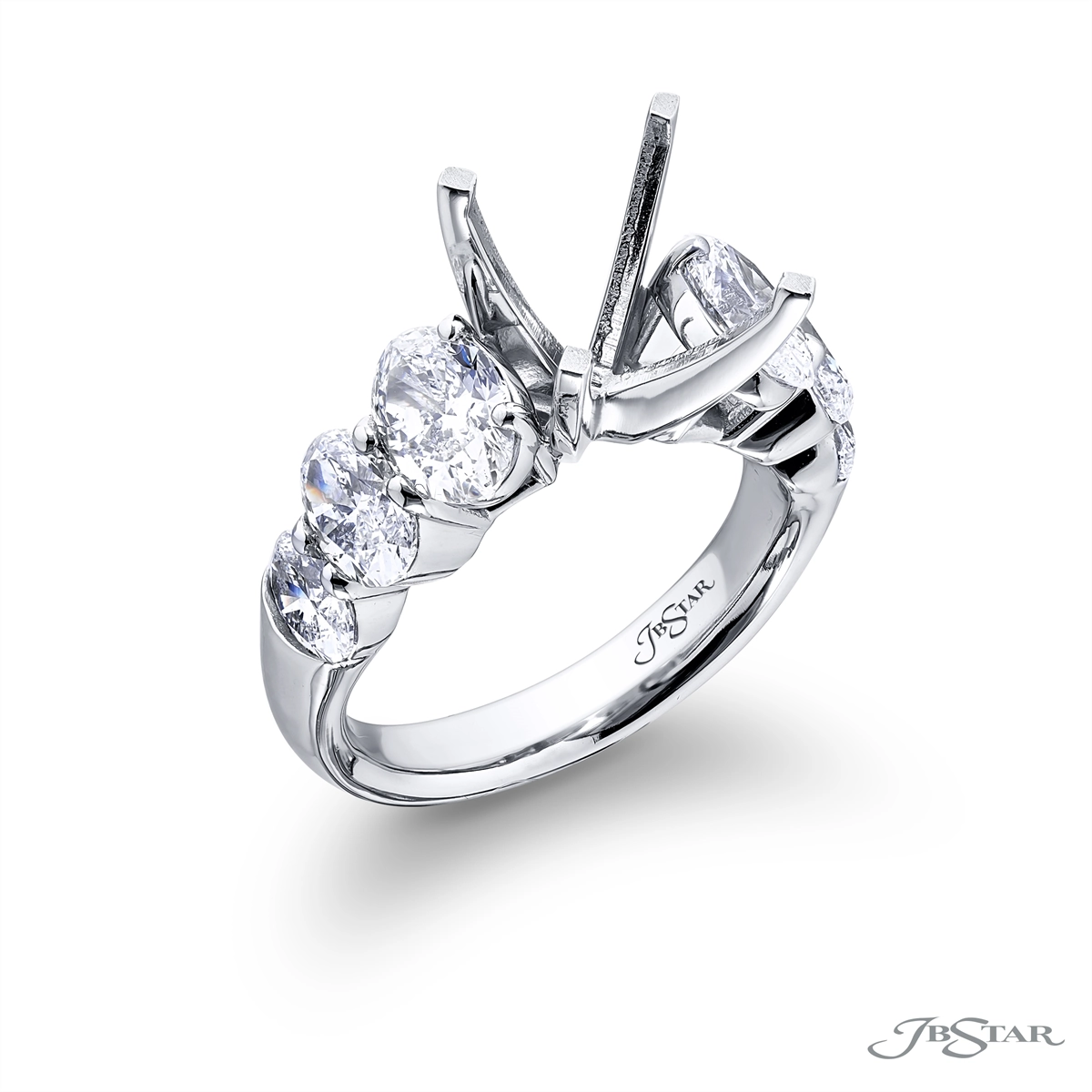 JB Star Engagement Rings in Platinum/Palladium containing Diamond 7767/004