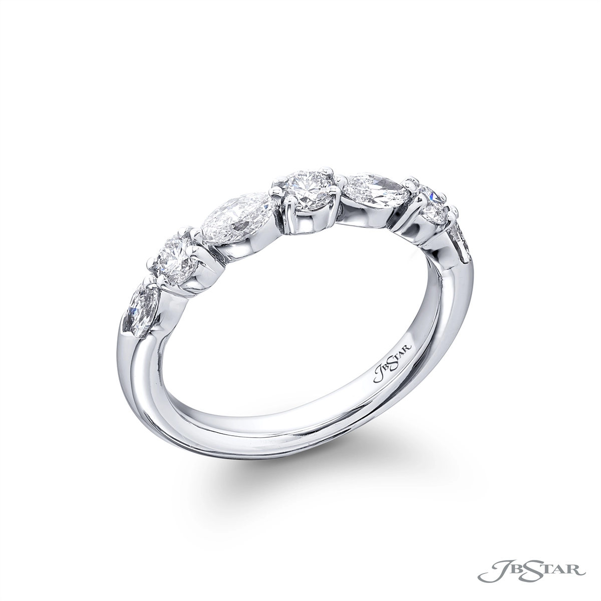 JB Star Wedding Rings in Platinum/Palladium containing Diamond 7803/008