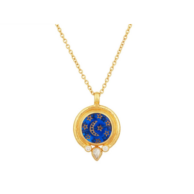 Gurhan Necklaces in Yellow Gold containing Other, Multi-gemstone, Diamond OKN-YG-IN-24851-18
