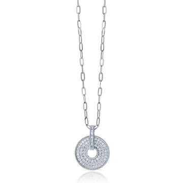 Necklaces Necklaces in White Gold containing Diamond 439618