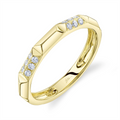 Wedding Bands Rings in Yellow Gold containing Diamond 439621