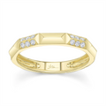 Wedding Bands Rings in Yellow Gold containing Diamond 439621