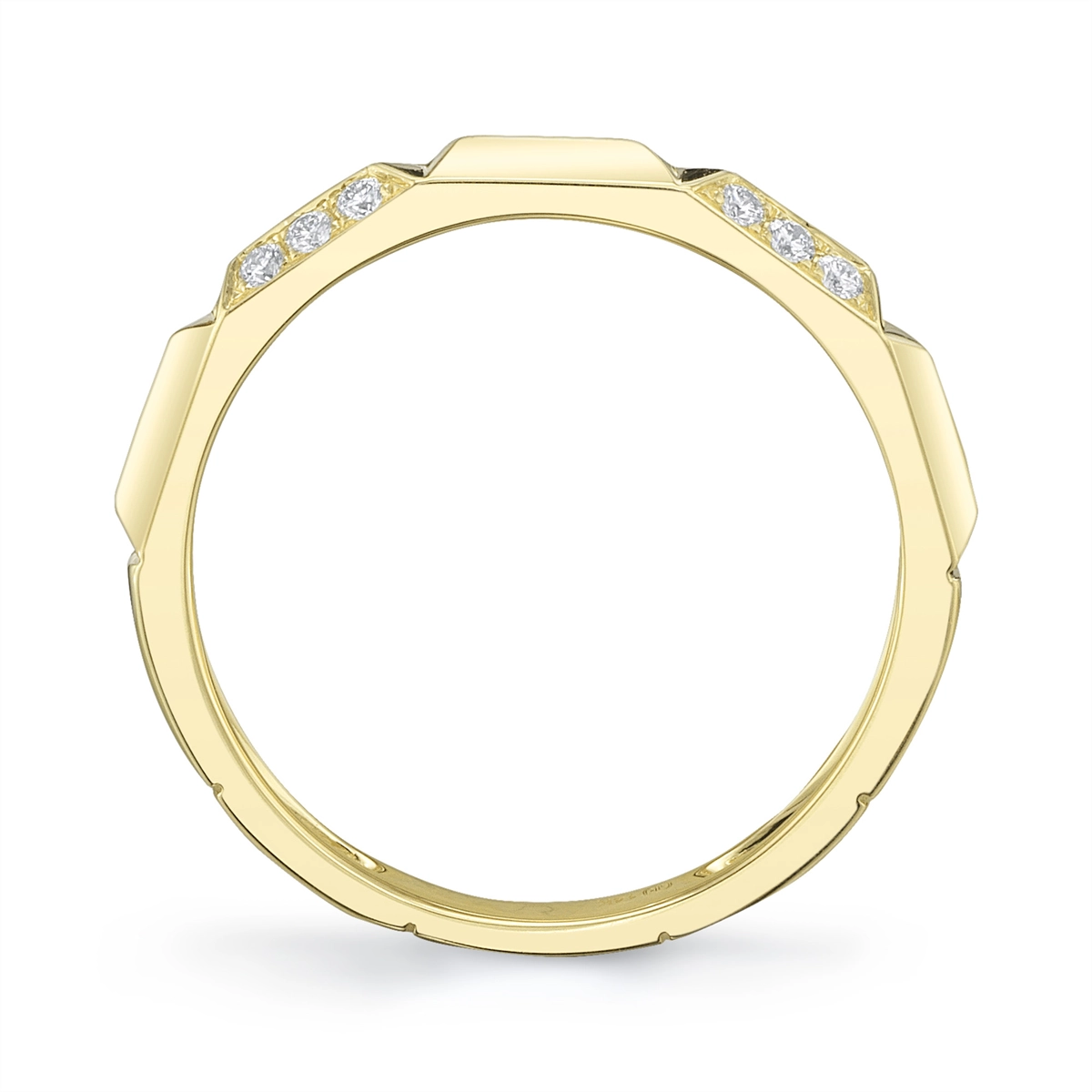 Wedding Bands Rings in Yellow Gold containing Diamond 439621