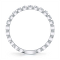 Wedding Bands Wedding Rings in White Gold containing Diamond 439623