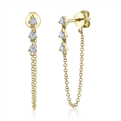 Earrings Earrings in Yellow Gold containing Diamond 439629
