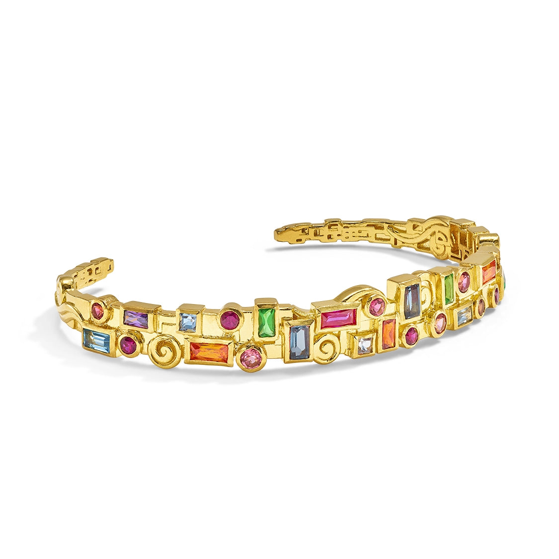 Gurhan Bracelets in Yellow Gold containing Aquamarine, Blue topaz , Garnet, Pink tourmaline, Other, Multi-gemstone GUB-YG-MSM-3583