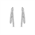 Earrings Earrings in White Gold containing Diamond 439744