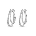 Earrings Earrings in White Gold containing Diamond 439744