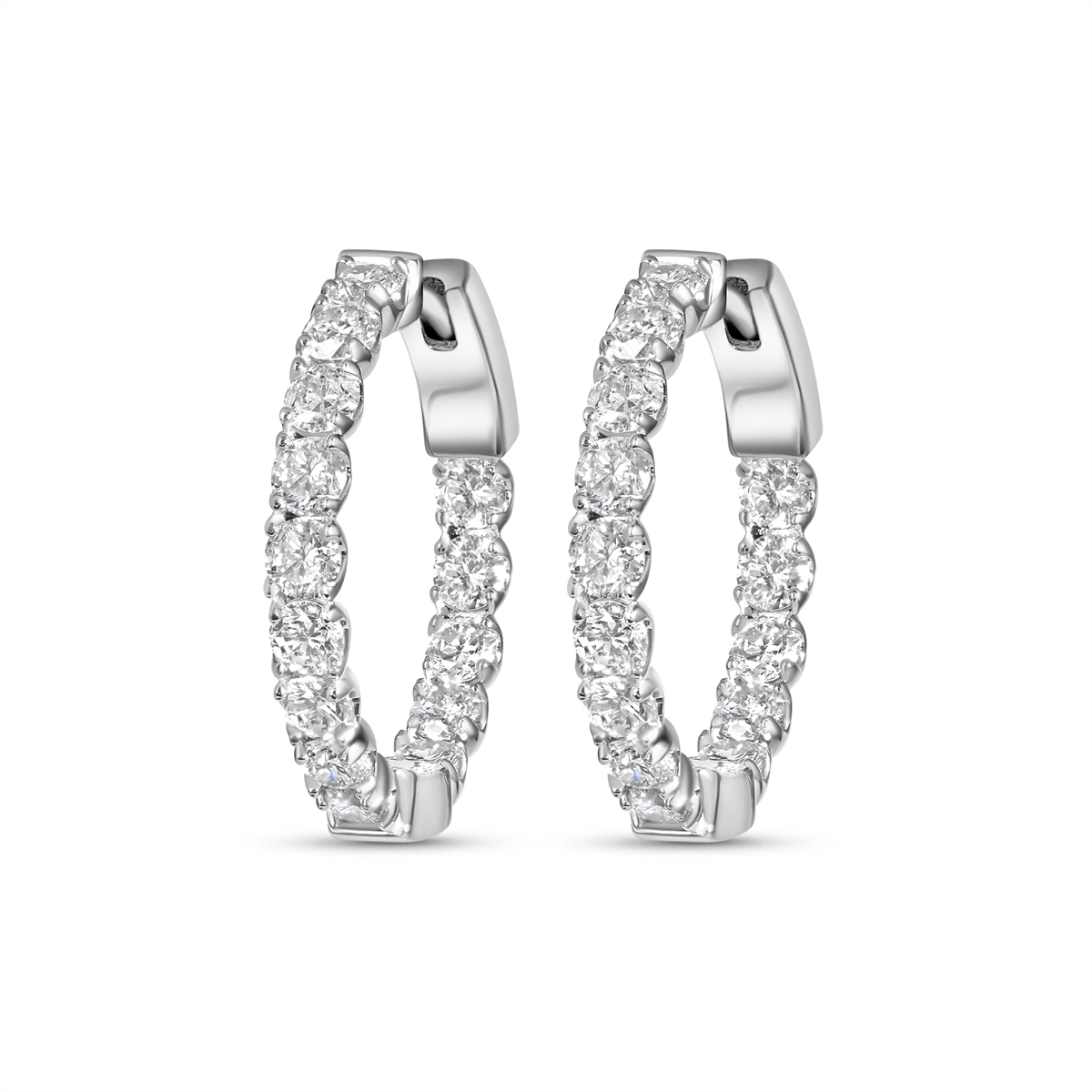 Earrings Earrings in White Gold containing Diamond 439749