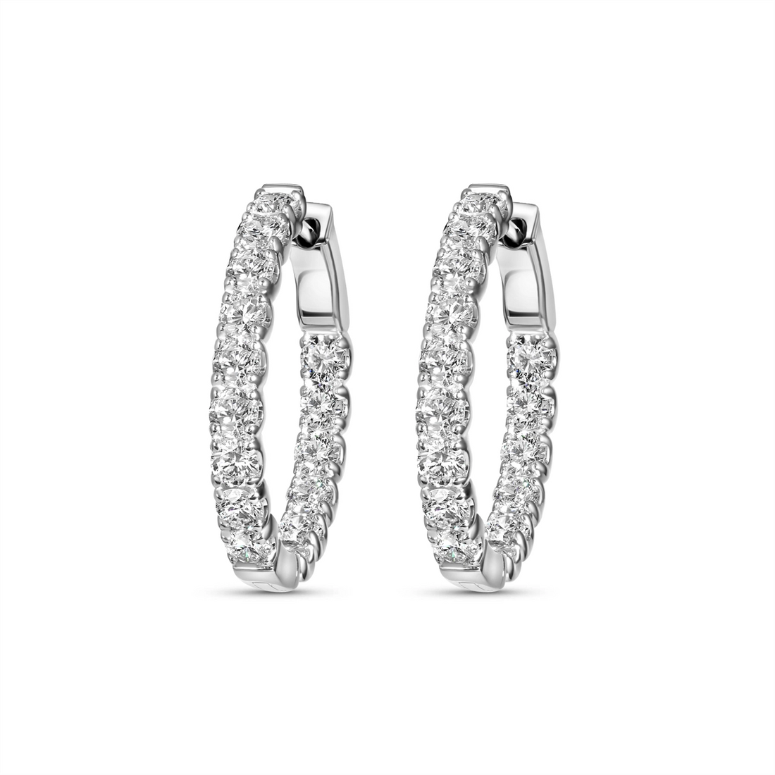 Earrings Earrings in White Gold containing Diamond 439750