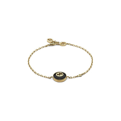 Gucci Bracelets in Yellow Gold containing Black onyx, Multi-gemstone, Diamond YBA786556001017