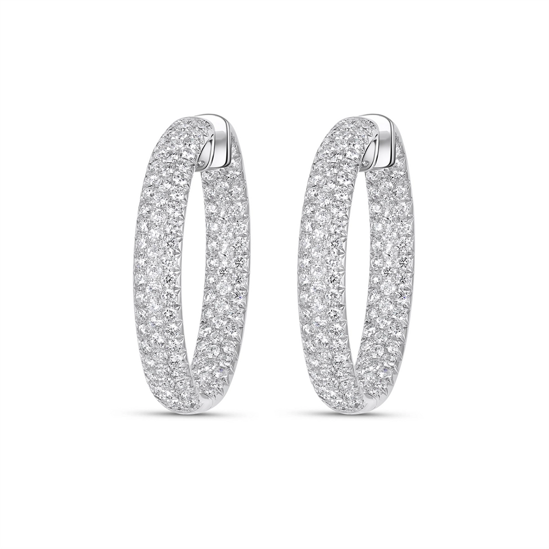 Earrings Earrings in White Gold containing Diamond 439819
