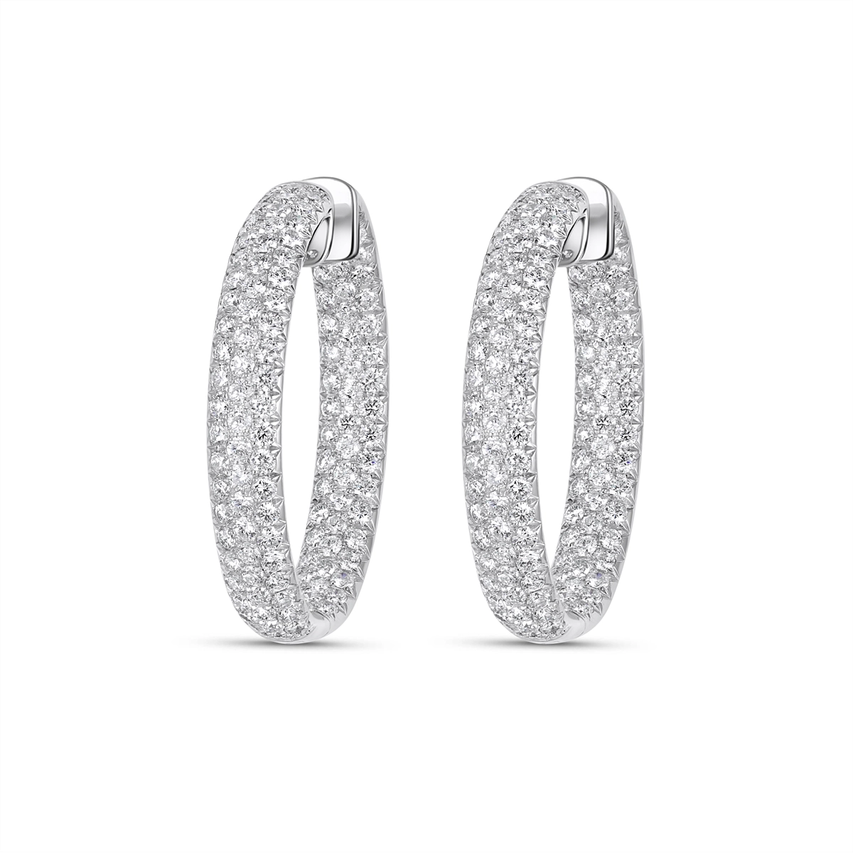 Earrings Earrings in White Gold containing Diamond 439819