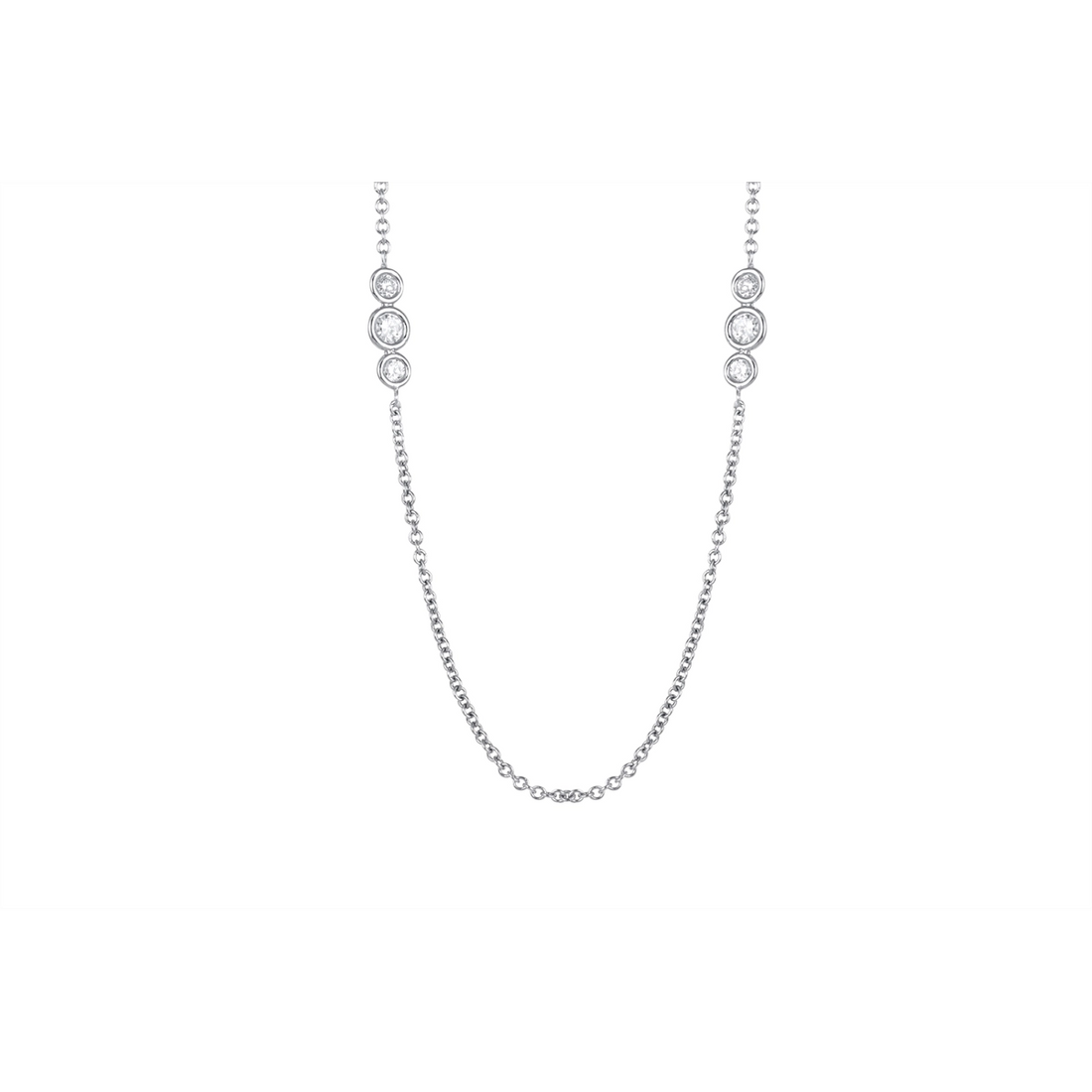 Necklaces Necklaces in White Gold containing Diamond 439824