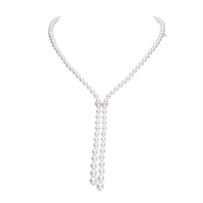 Mikimoto Necklaces in White Gold containing Multi-gemstone, Diamond, Pearl MZQ10044ADXW