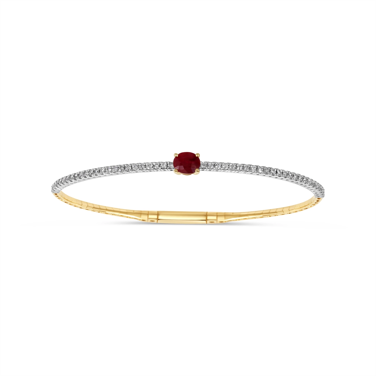 Bracelets Bracelets in Mixed Metals containing Multi-gemstone, Diamond, Ruby 439976