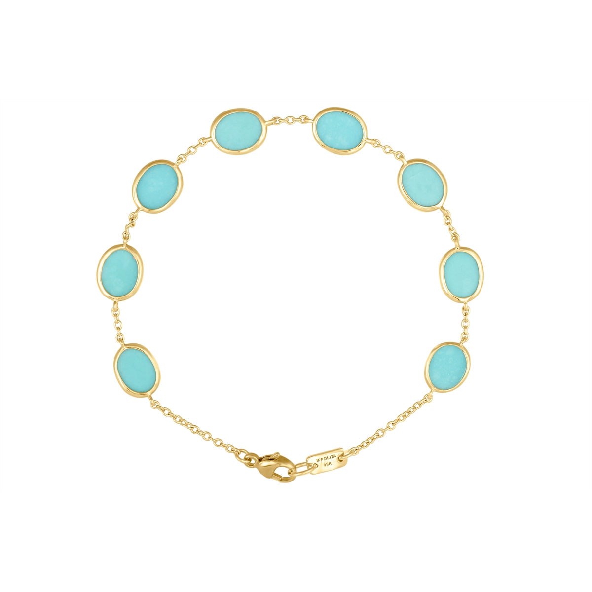 Ippolita Bracelets in Yellow Gold containing Turquoise GB1095TQSL