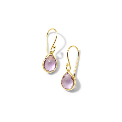Ippolita Earrings in Yellow Gold containing Amethyst GE396AM