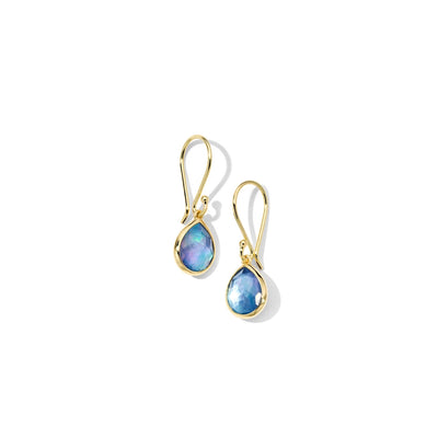 Ippolita Earrings in Yellow Gold containing Mother of pearl, Lapis, Quartz, Multi-gemstone GE396TFCQMOPLP
