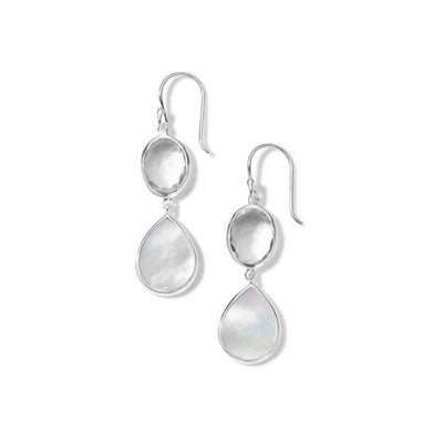 Ippolita Earrings in Silver containing Mother of pearl, Quartz, Multi-gemstone SE2461CQMOP