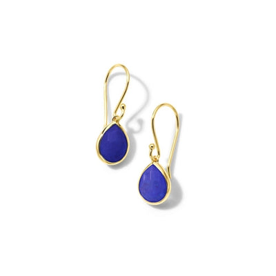 Ippolita Earrings in Yellow Gold containing Lapis, Quartz, Multi-gemstone GE396DFLP