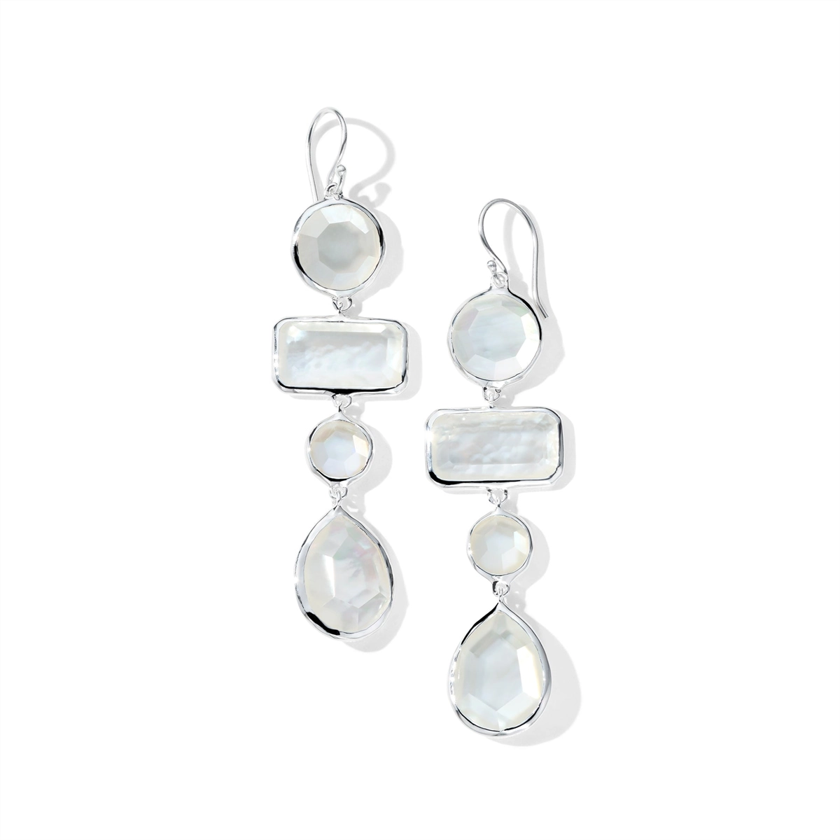 Ippolita Earrings in Silver containing Mother of pearl, Quartz, Multi-gemstone SE2588DFMOP